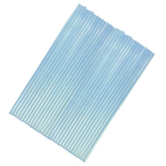 Kit Cola Quente Fina Transparente com 30 Bastões - Mat Distribuidora