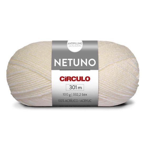 Lã Netuno 100 Gramas com 301 Metros - Circulo - Flan 1030