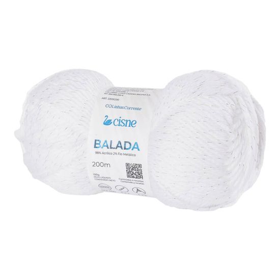 Fio Balada 100 Gramas com 200 Metros - Cisne - 000B