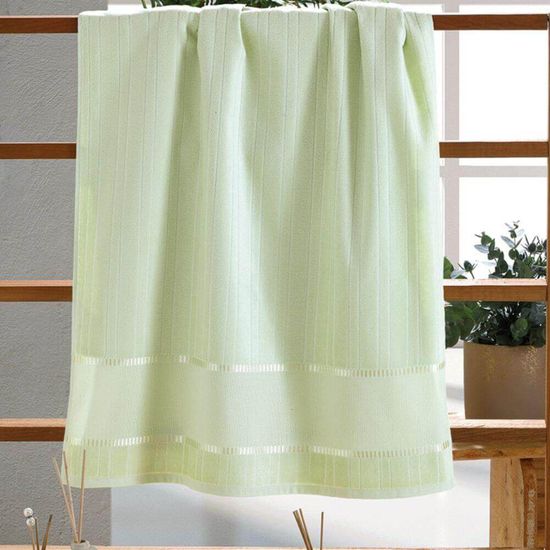 Toalha Banhão Aveludada Bella para Bordar 90cm x 1,50m - Dohler - Verde Bebê