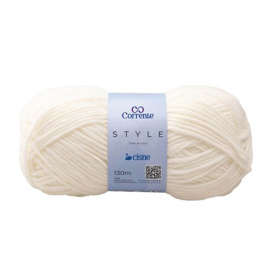 Fio Style 100 Gramas com 130 Metros - Cisne - 000B