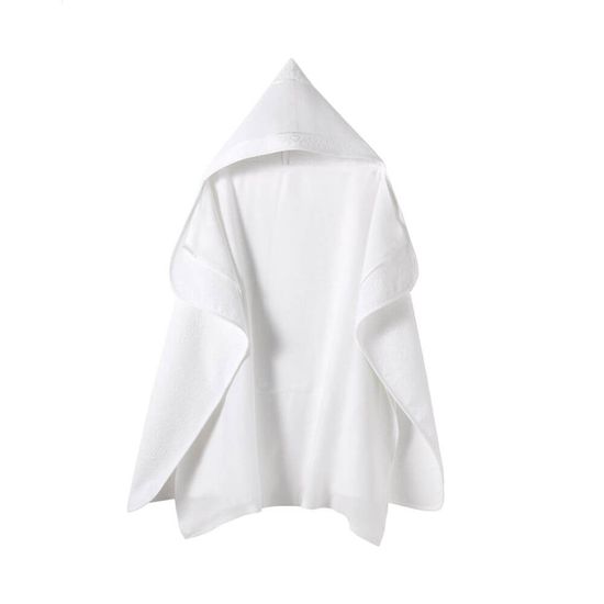 Toalha de Banho com Capuz Baby Love para Bordar com Forro de Fralda - Dohler - Branco