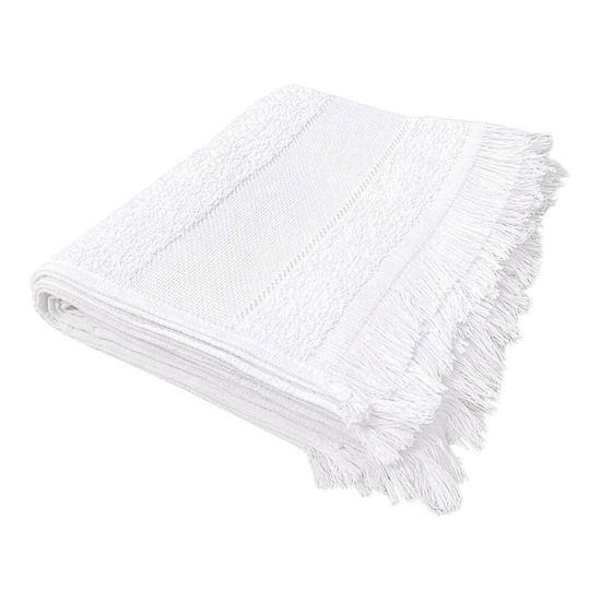 Kit Toalha Social com 10 unidades 23cm x 30cm - Têxtil Brusque - Branco