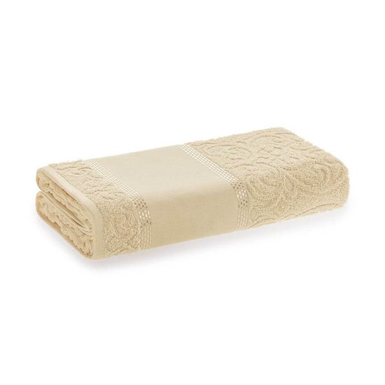 Toalha de Rosto Melina para Pintar 50cm x 80cm - Karsten - Caqui 144