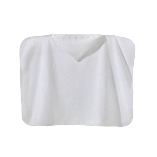Toalha de Banho com Capuz para Bordar Baby Star 90cm x 70cm - Dohler - Branco