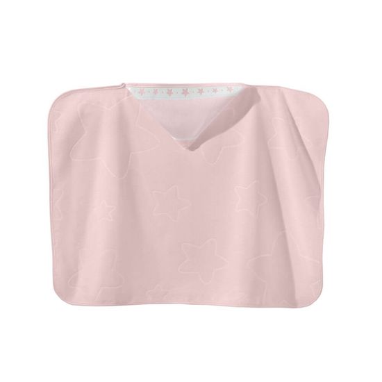 Toalha de Banho com Capuz para Bordar Baby Star 90cm x 70cm - Dohler - Rosê
