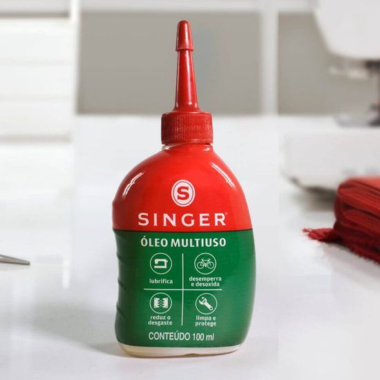 Óleo de Máquina Singer Multiuso 100ml - Circulo